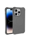 Apple iPhone 14 Pro Max M-safe Şarj Özellikli Airbagli Mat Görünümlü Zore Hepi Kapak