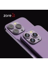 Apple iPhone 14 Pro Max Zore CL-12 Premium Safir Parmak İzi Bırakmayan Anti-Reflective Kamera Lens Koruyucu