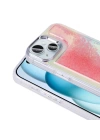Apple iPhone 15 Kılıf Airbagli Renkli Arka Yüzey Boncuk Tasarımlı Zore Kumul Kapak