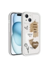 Apple iPhone 15 Kılıf Kamera Korumalı Baskılı Arka Yüzey Zore Klas Kapak