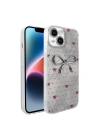 Apple iPhone 15 Kılıf Kamera Korumalı Figürlü Zore Ponti Silikon Kapak