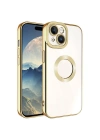 Apple iPhone 15 Kılıf Kamera Korumalı Logo Gösteren Zore Omega Kapak
