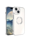 Apple iPhone 15 Kılıf Kamera Korumalı Logo Gösteren Zore Omega Kapak