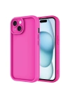 Apple iPhone 15 Kılıf Kamera Korumalı Zore Ananas Kapak