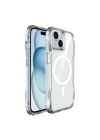 Apple iPhone 15 Kılıf M-safe Şarj Özellikli Airbagli Şeffaf Zore İncek Kapak