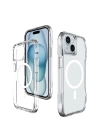 Apple iPhone 15 Kılıf M-safe Şarj Özellikli Airbagli Şeffaf Zore İncek Kapak