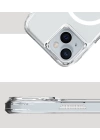 Apple iPhone 15 Kılıf M-safe Şarj Özellikli Airbagli Şeffaf Zore İncek Kapak