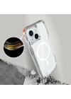 Apple iPhone 15 Kılıf M-safe Şarj Özellikli Airbagli Şeffaf Zore İncek Kapak