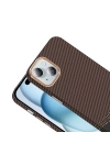 Apple iPhone 15 Kılıf M-safe Şarj Özellikli Karbon Fiber Görünümlü Zore Gros Kapak