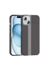 Apple iPhone 15 Kılıf M-safe Şarj Özellikli Karbon Fiber Görünümlü Zore Gros Kapak