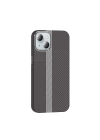 Apple iPhone 15 Kılıf M-safe Şarj Özellikli Karbon Fiber Görünümlü Zore Gros Kapak