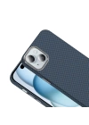 Apple iPhone 15 Kılıf M-safe Şarj Özellikli Karbon Fiber Görünümlü Zore Gros Kapak