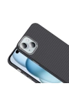 Apple iPhone 15 Kılıf M-safe Şarj Özellikli Karbon Fiber Görünümlü Zore Gros Kapak