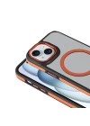 Apple iPhone 15 Kılıf M-safe Şarj Özellikli Mat Görünümlü Zore Solo Kapak