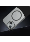 Apple iPhone 15 Kılıf M-Safe Şarj Özellikli Mıknatıslı Zore Duble Kapak