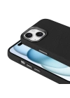 Apple iPhone 15 Kılıf M-safe Şarj Özellikli PU Deri Zore Adora Kapak