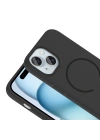 Apple iPhone 15 Kılıf M-safe Şarj Özellikli Zore Meta Kapak