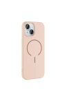 Apple iPhone 15 Kılıf M-safe Şarj Özellikli Zore Meta Kapak