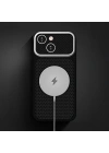 Apple iPhone 15 Kılıf M-Safe Şarj Özellikli Zore Paris Nexel Sert PC Kapak