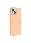 Apple iPhone 15 Kılıf M-safe Şarj Özellikli Zore Ruby Sert Kapak