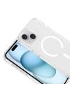 Apple iPhone 15 Kılıf M-safe Şarj Özellikli Zore X-Rop Kapak
