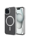 Apple iPhone 15 Kılıf Mat Tasarımlı M-safe Wireless Şarj Özellikli Zore Mat Setro Kapak