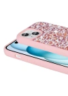 Apple iPhone 15 Kılıf Parlak Taşlı Tasarım Zore Linea Diamond Kapak