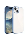 Apple iPhone 15 Kılıf Sert PC Renkli Çerçeveli Zore Riksos Kapak