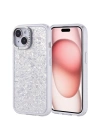 Apple iPhone 15 Kılıf Taşlı Tasarımlı Zore Kapi Kapak