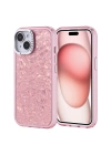 Apple iPhone 15 Kılıf Taşlı Tasarımlı Zore Kapi Kapak