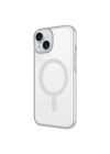 Apple iPhone 15 Kılıf Wireless Şarj Özellikli Sert PC Zore Mat Riksos M-safe Kapak