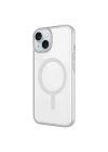Apple iPhone 15 Kılıf Wireless Şarj Özellikli Sert PC Zore Mat Riksos M-safe Kapak