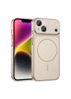 Apple iPhone 15 Kılıf Zore M-Safe Şarj Özellikli Kamera Korumalı Formen Kapak