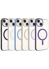 Apple iPhone 15 Kılıf Zore Wireless Şarj Özellikli Pixel M-safe Kapak
