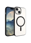 Apple iPhone 15 Kılıf Zore Wireless Şarj Özellikli Pixel M-safe Kapak