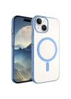 Apple iPhone 15 Kılıf Zore Wireless Şarj Özellikli Pixel M-safe Kapak