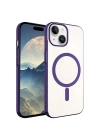 Apple iPhone 15 Kılıf Zore Wireless Şarj Özellikli Pixel M-safe Kapak