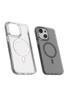 Apple iPhone 15 Kılıf Zore Wireless Şarj Özellikli Şeffaf Efsane Kapak