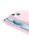 Apple iPhone 15 M-safe Şarj Özellikli Airbagli Mat Görünümlü Zore Hepi Kapak