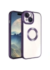 Apple iPhone 15 Plus Kılıf Kamera Korumalı Logo Gösteren Zore Omega Kapak