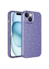 Apple iPhone 15 Plus Kılıf Kamera Korumalı Simli Lüks Zore Koton Kapak