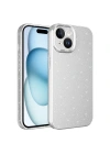 Apple iPhone 15 Plus Kılıf Kamera Korumalı Simli Lüks Zore Koton Kapak