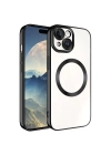 Apple iPhone 15 Plus Kılıf M-safe Wireless Şarj Özellikli Zore Setro Silikon
