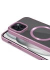 Apple iPhone 15 Plus Kılıf Mat Tasarımlı M-safe Wireless Şarj Özellikli Zore Mat Setro Kapak