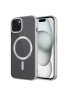 Apple iPhone 15 Plus Kılıf Mat Tasarımlı M-safe Wireless Şarj Özellikli Zore Mat Setro Kapak