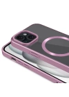 Apple iPhone 15 Plus Kılıf Mat Tasarımlı M-safe Wireless Şarj Özellikli Zore Mat Setro Kapak
