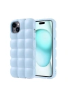 Apple iPhone 15 Plus Kılıf Parlak Esnek Silikon Zore Dom Dom Kapak