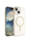 Apple iPhone 15 Plus Kılıf Zore Wireless Şarj Özellikli Pixel M-safe Kapak
