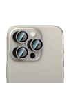 Apple iPhone 15 Pro CaseWorld Alloy Sparkling Diamond Serisi Taşlı Lens Koruyucu