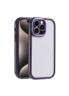 Apple iPhone 15 Pro Kılıf Kamera Korumalı Renkli Kenar ve Çerçeve Tasarımlı Zore Vitamin Kapak